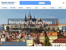 Tablet Screenshot of czech-tourist.de